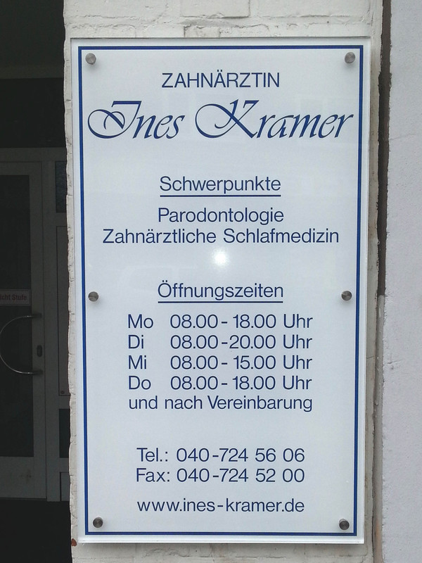 Big kramer praxenschild 1